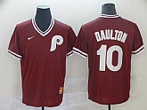 Phillies 10 Darren Daulton Red Throwback Jersey,baseball caps,new era cap wholesale,wholesale hats